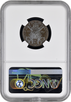 Ватикан 10 чентезимо 1929 г., NGC MS64 BN, "Папа Пий XI (1929 - 1938)"