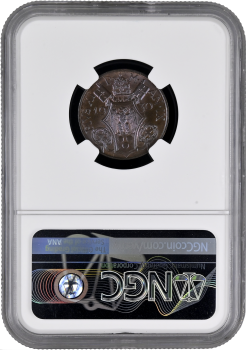 Ватикан 10 чентезимо 1930 г., NGC MS66 BN, "Папа Пий XI (1929 - 1938)" Top Pop 1/0