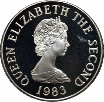 Джерси 10 пенсов 1983 г., PROOF, "Дольмен Фалдуэ"