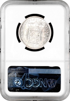 Нідерланди 1 гульден 1914, NGC MS63, "Королева Вільгельміна (1890 - 1948)"